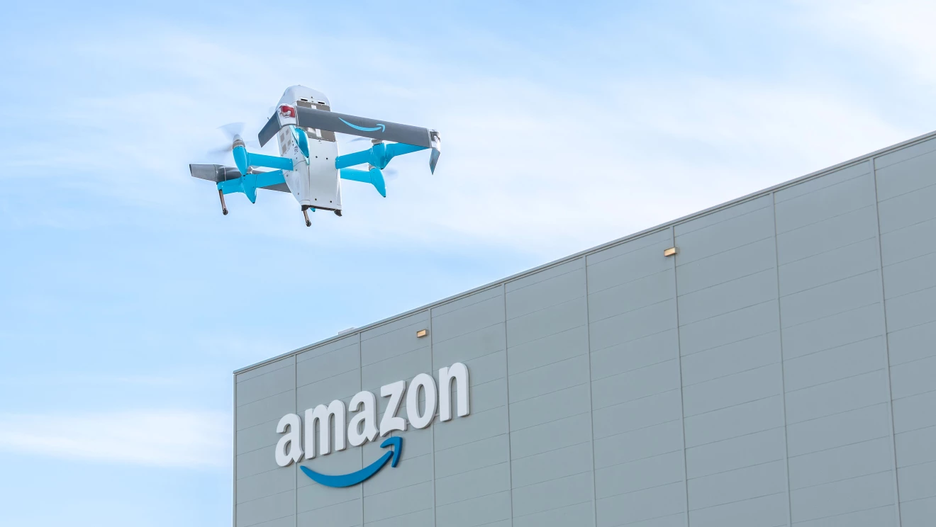 Amazon drone primo volo