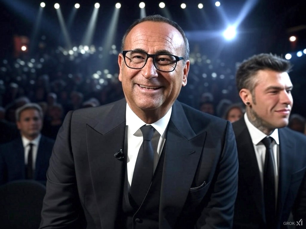 Sanremo Carlo Conti e Fedez