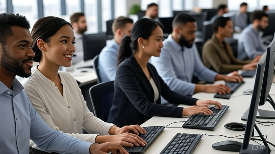 Persone che lavorano al pc
