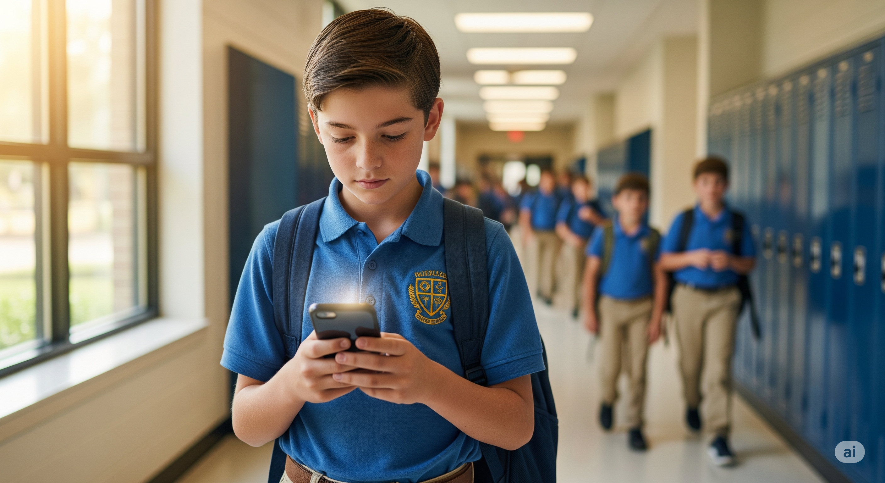 Smartphone banditi dalla scuola