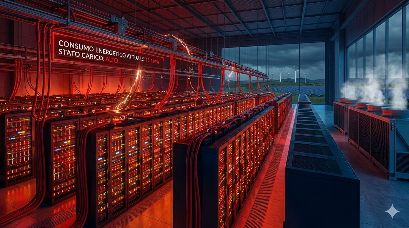 Consume energia per digitale
