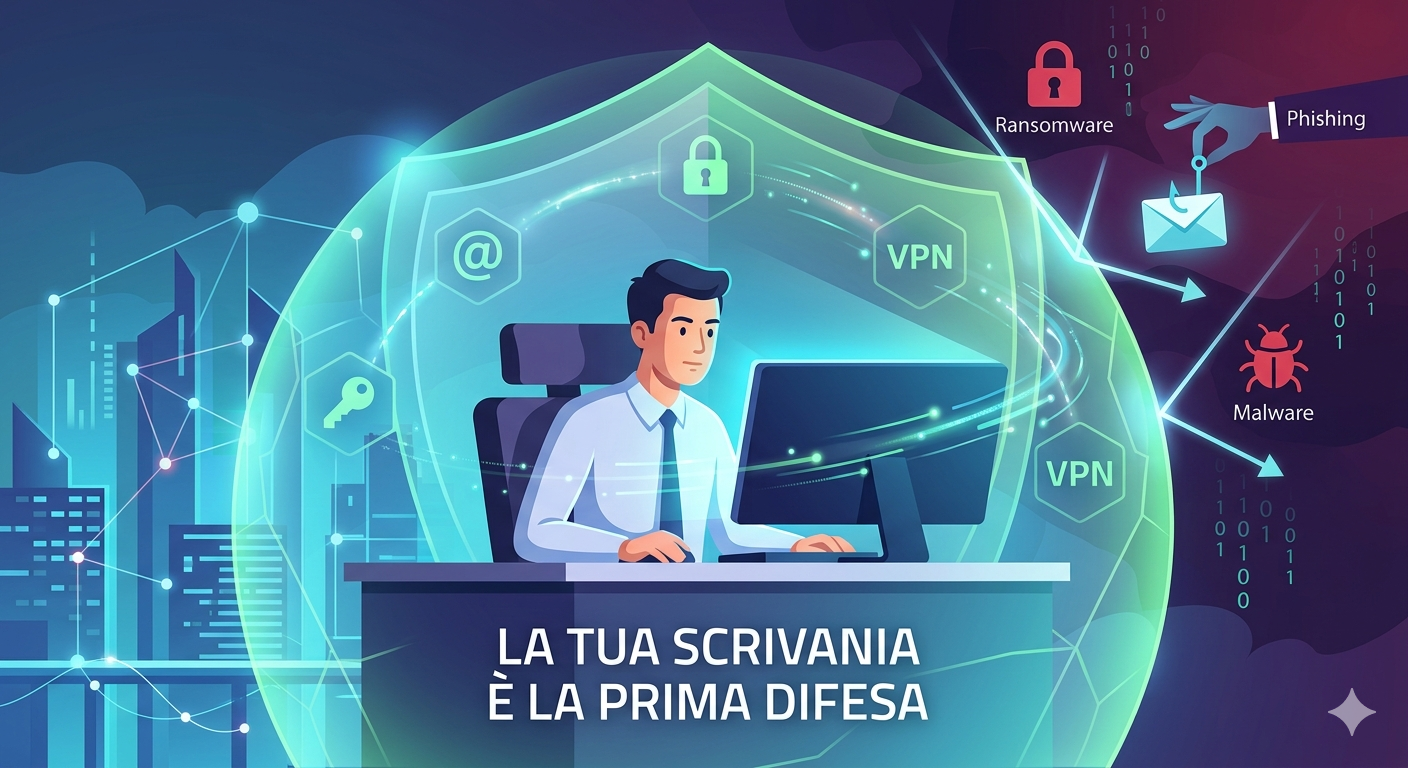 la tua scrivania prima difesa