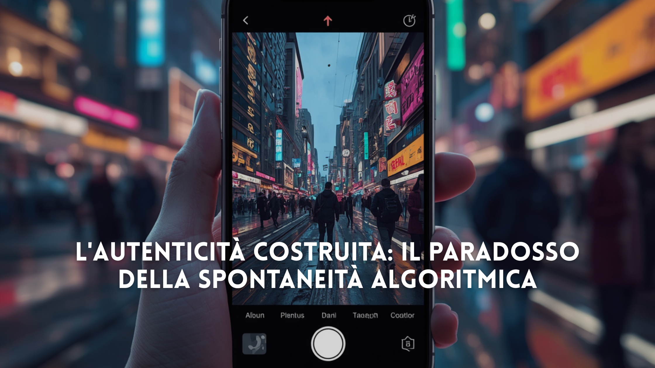 L'autenticità costruita il paradosso della spontaneità algoritmica